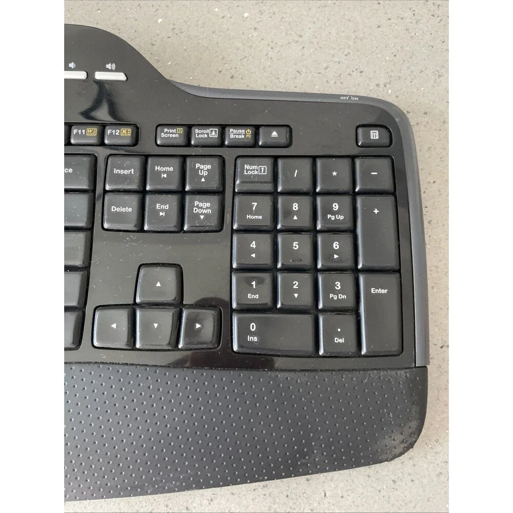 Logitech MK700/MK710 Wireless Ergonomic Keyboard no Dongle PARTS ONLY